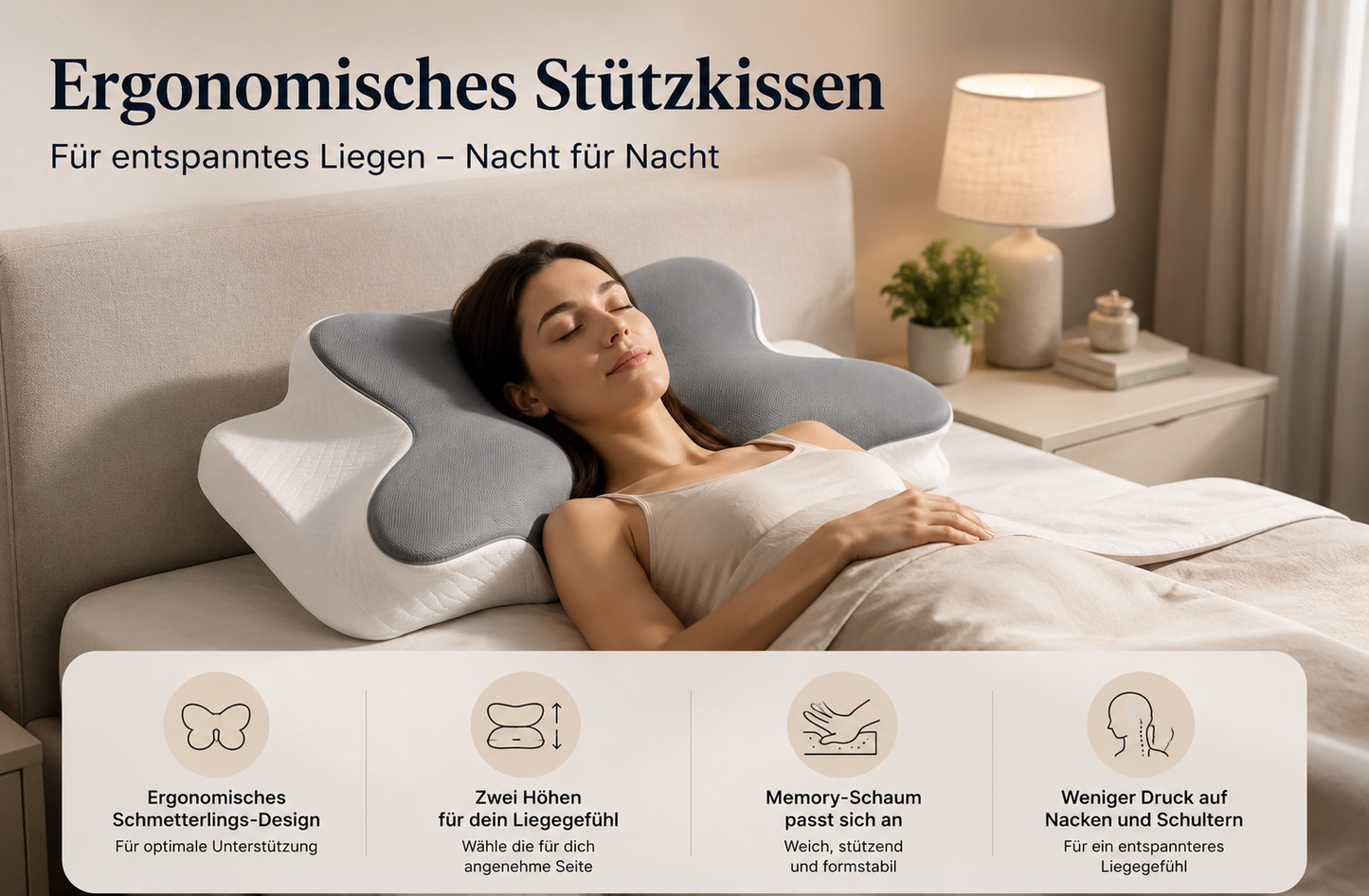 Entspannter liegen. Komfortabler schlafen.