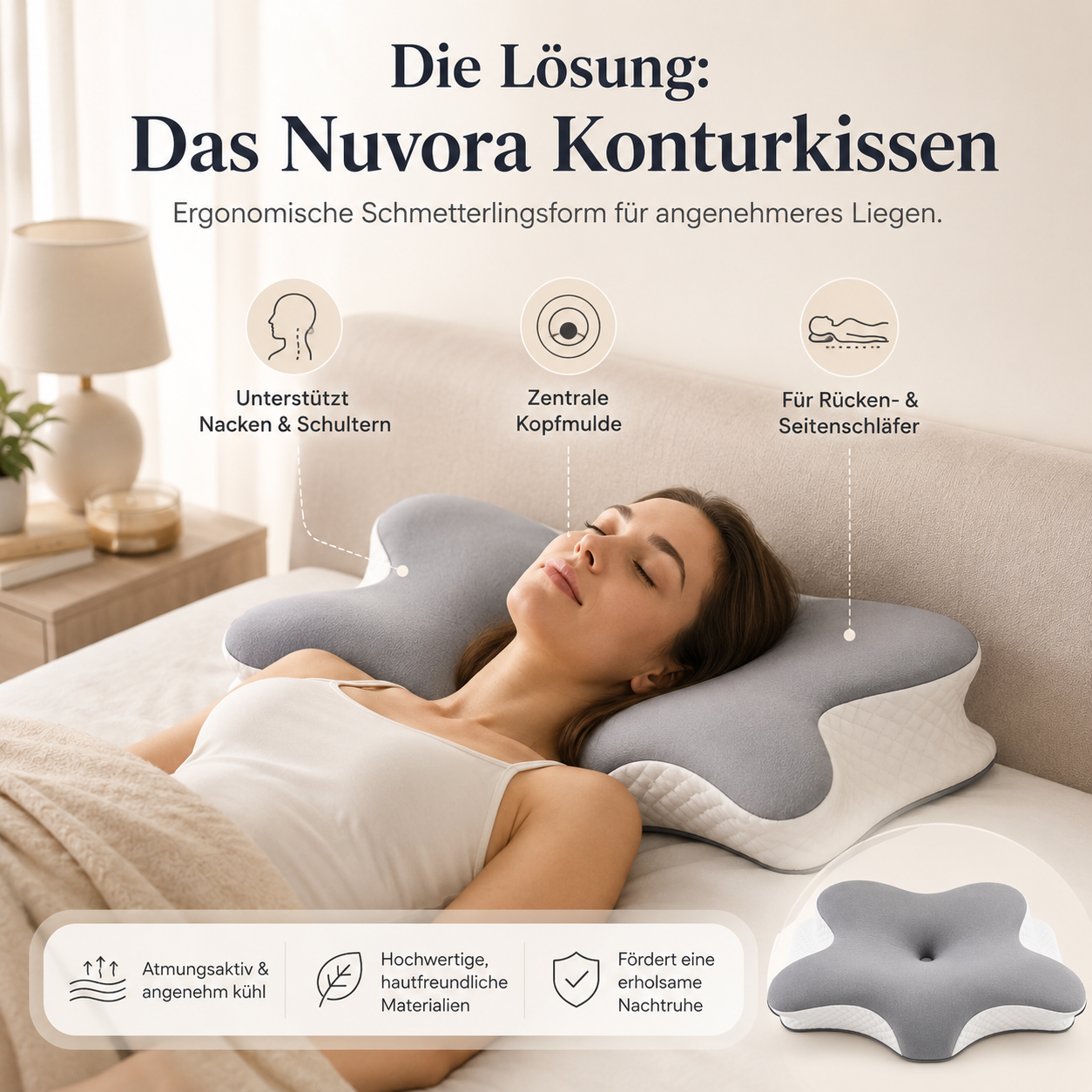 Entspannter liegen. Komfortabler schlafen.