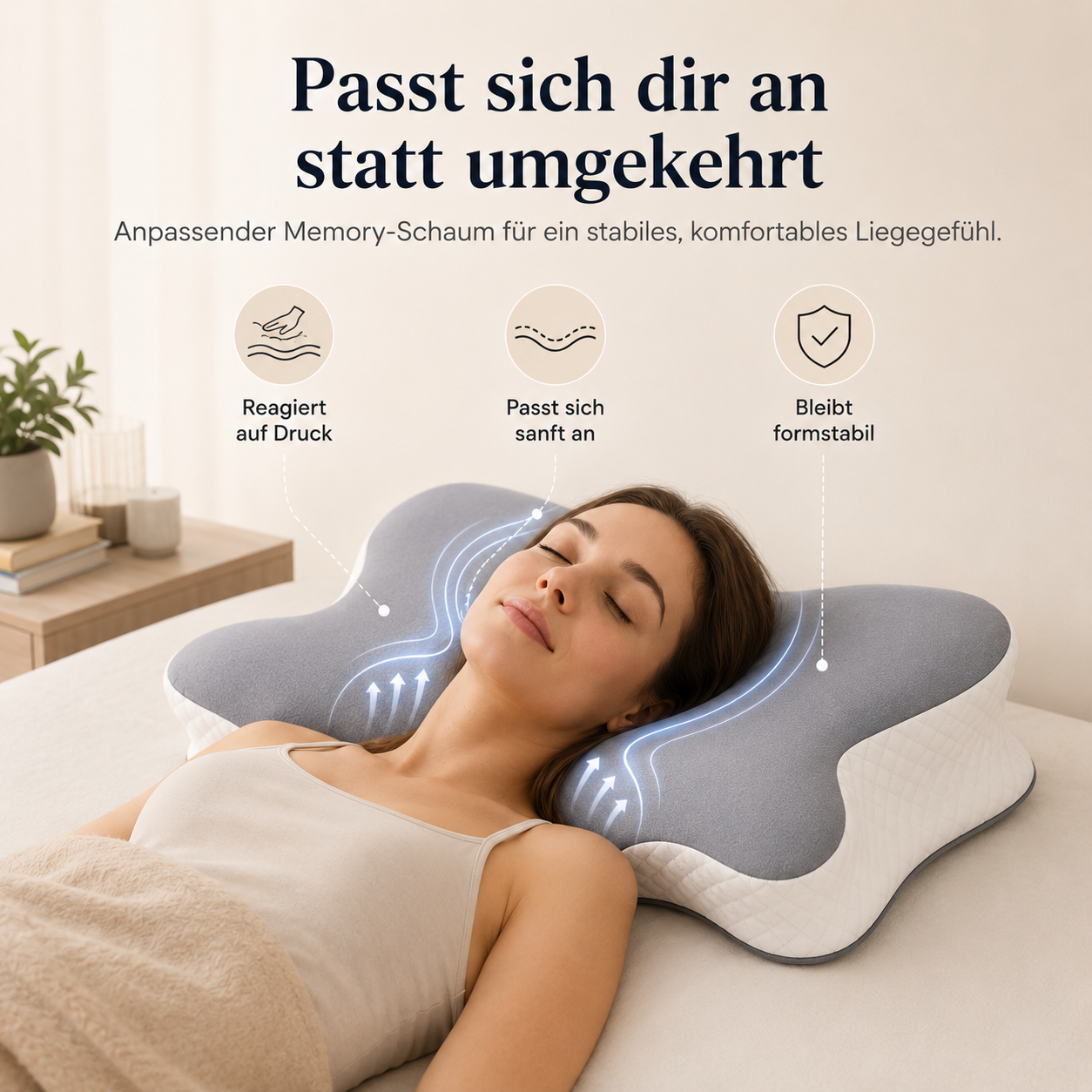 Entspannter liegen. Komfortabler schlafen.